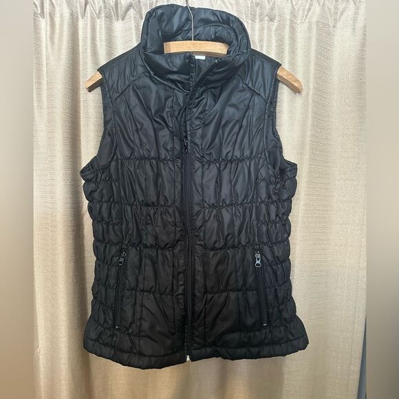 New York & Company Black Puffer Vest - Picture 1 of 4